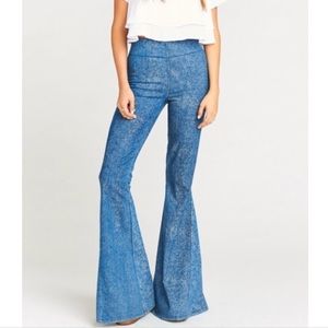 Show Me Your MuMu Waterfall Paisley Bells S EUC